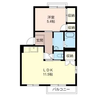 グランドール梅郷A【2階】の間取り