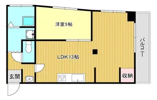 日之出マンション【3階】の間取り