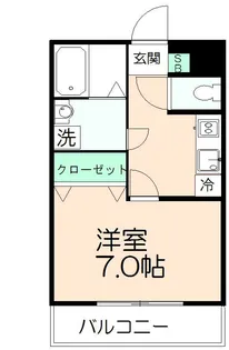 東京都日野市大字日野【マンション】の間取り