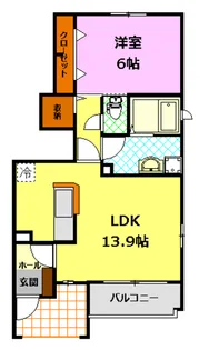 ジュピター【1階】の間取り