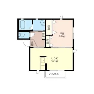 群馬県前橋市元総社町2【アパート】の間取り