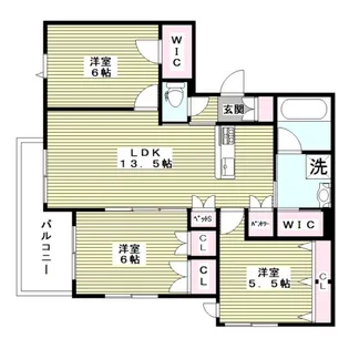 寿ハウス【3階】の間取り