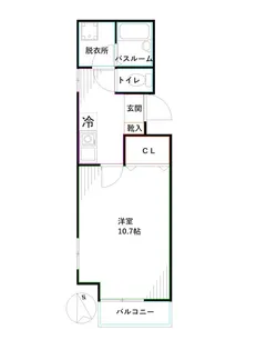 東京都中野区野方4【アパート】の間取り