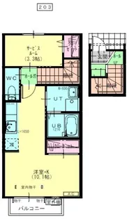 アウル桜町 A【2階】の間取り