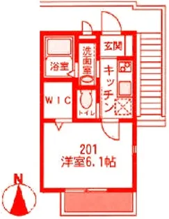 K オークス【2階】の間取り