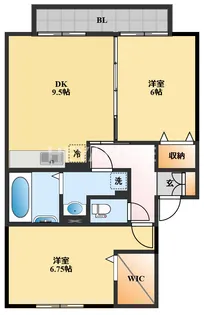 メゾン・ラ・パトリアE【1階】の間取り