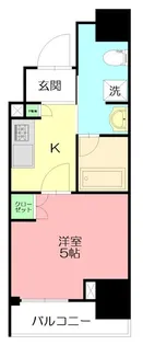 GRANDREVE横濱I【5階】の間取り