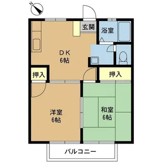 ハイツとまと【1階】の間取り