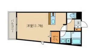 レジデンスサルバトーレ【1階】の間取り