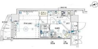 ル・リオン南大井【7階】の間取り