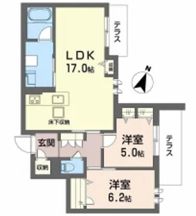 大阪府吹田市山田東4【マンション】の間取り