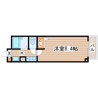 グレイスハイツ中山【3階】の間取り