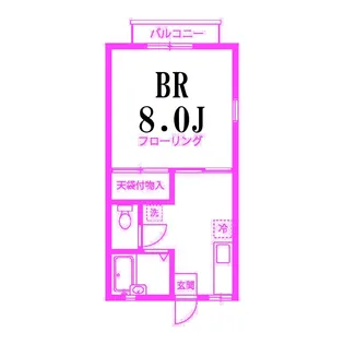 神奈川県横浜市神奈川区平川町【アパート】の間取り