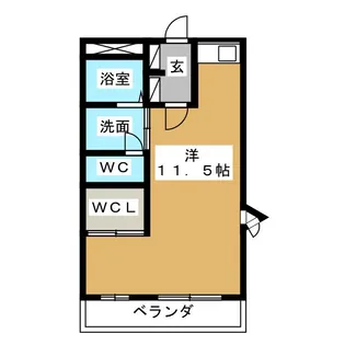カーサフェリーチェ【2階】の間取り