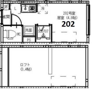 仮称)東大泉3丁目NeoAVAND【2階】の間取り