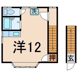 コーポ工藤【2階】の間取り