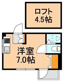 松岡コーポ2【4階】の間取り