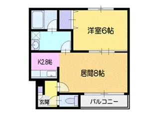 メルクリウス【2階】の間取り