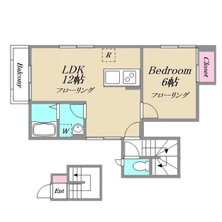 RHEINGOLD【2階】の間取り