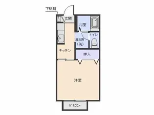 カオリーモ青山 A【2階】の間取り