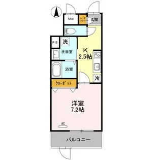 プリメーロ66【3階】の間取り