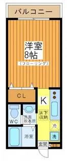 リーブラ桜上水【1階】の間取り