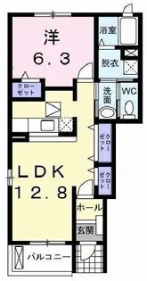 グレイスガーデン【1階】の間取り