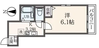 シャトル ウェルストン【3階】の間取り