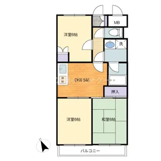 埼玉県戸田市氷川町1【マンション】の間取り