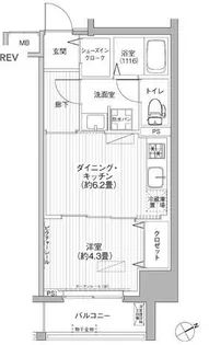 東京都台東区柳橋2【マンション】の間取り