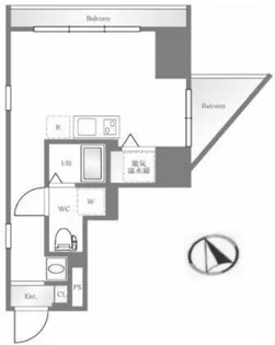 ライオンズマンション西五反田第2【4階】の間取り