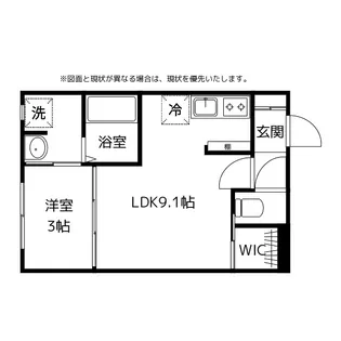 サン・ステージ今泉【1階】の間取り