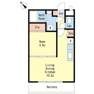 chou chou【2階】の間取り