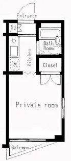 テラスフローラル【4階】の間取り