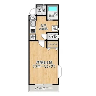 コンシェルジュA【1階】の間取り