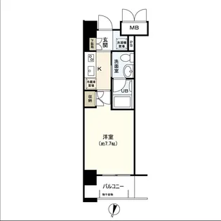 レジデンス片平【11階】の間取り