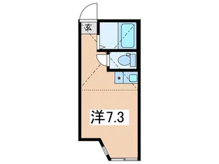 K.F堀ノ内【1階】の間取り