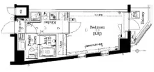 プレセダンヒルズ白金高輪【3階】の間取り