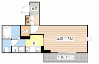 セントラル レジデンス IV【2階】の間取り
