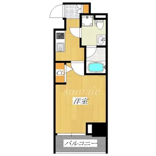 ベルグレード王子DUE【11階】の間取り