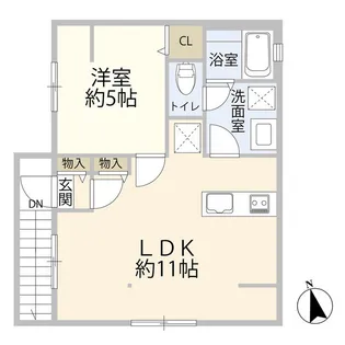埼玉県川口市南鳩ヶ谷5【一戸建】の間取り