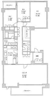 駒沢ガーデンハウス【5階】の間取り