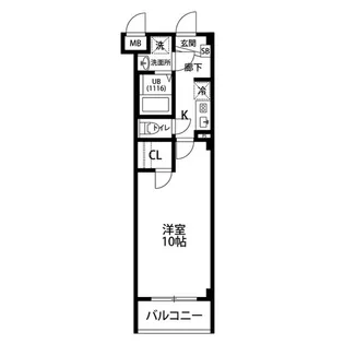 アンプルール フェール YAHAGIII【2階】の間取り