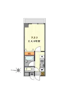 神奈川県川崎市幸区矢上【マンション】の間取り