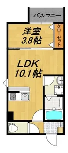 LECOCON一宮VII【3階】の間取り