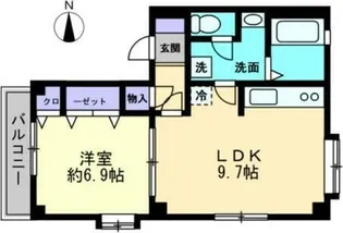 サングランディーN【2階】の間取り