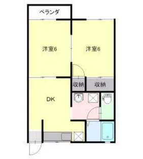 フレグランス藤原【1階】の間取り