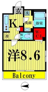 Park Avenue【2階】の間取り