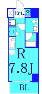 クラリッサ横浜シエル【3階】の間取り