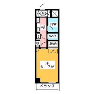 エトワール青森第1【2階】の間取り